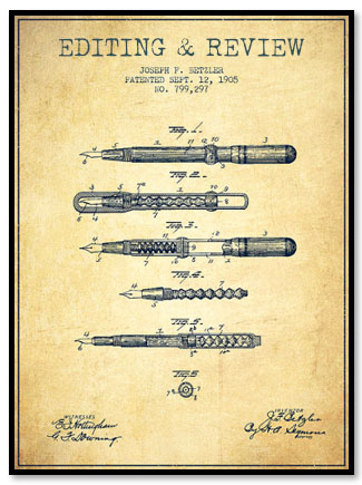 Editing & Review - Fountain Pen Patent, 1905